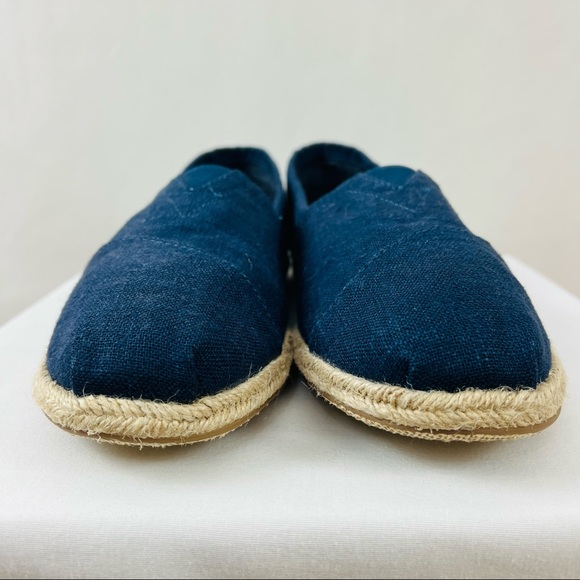 TOMS Men’s Jean and Jute Lining Shoes - Picture 4 of 12